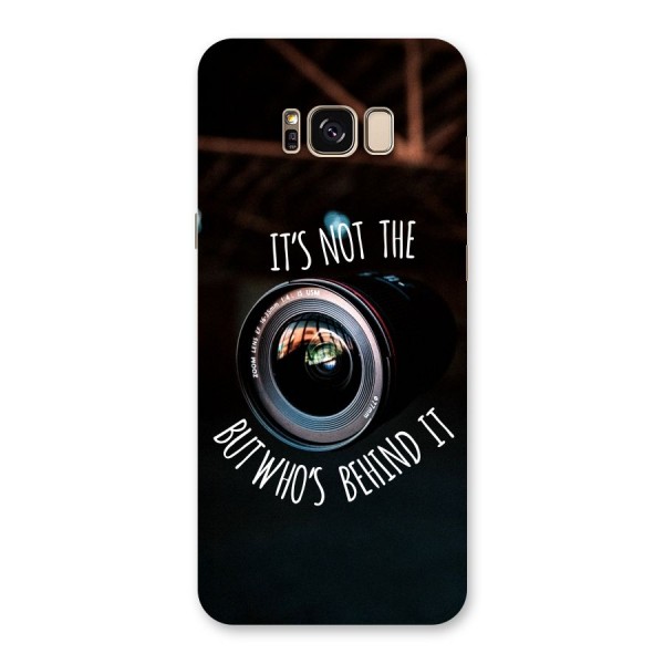 Camera Quote Back Case for Galaxy S8 Plus